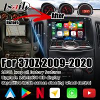 Nissan 370z écran HD non destructif Youtube carplay android mise à niveau automatique