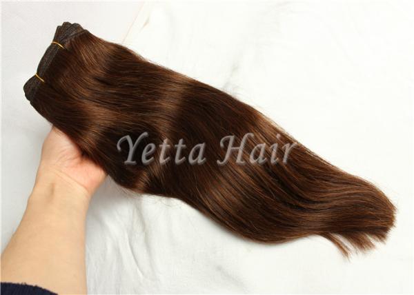Double Wefted 100 Virgin Human Hair Extensions No Shedding No Chemical