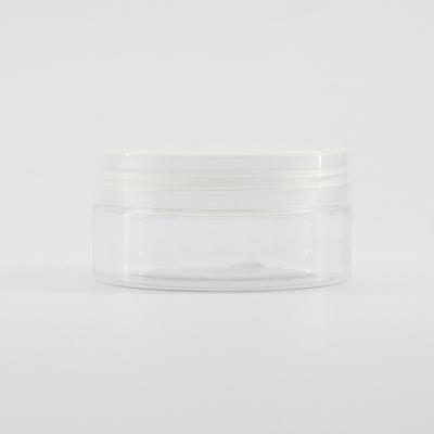 100ml Clear Candy Biscuit Plastic Packaging Jar PP Screw Cap