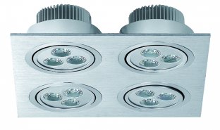 CE Die-Casting Aluminum Alloy  LED Ceiling Lamps 12W 800lm 