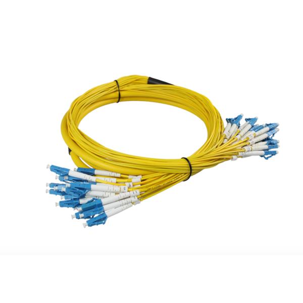 8-Core 12-Core 24-Core Fiber Optic Patch Cord with Low Insertion Loss and Duplex LC Connector
