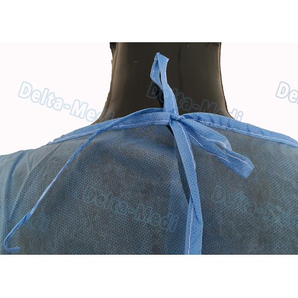 Мантии длинного рукава устранимые защитные, удобные пылезащитные мантии изоляции медицинского пациента