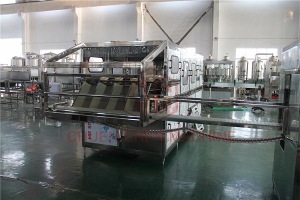 Low Noise Mineral Water Barrel Washing Filling Machine For Big Bottle 19L 20L