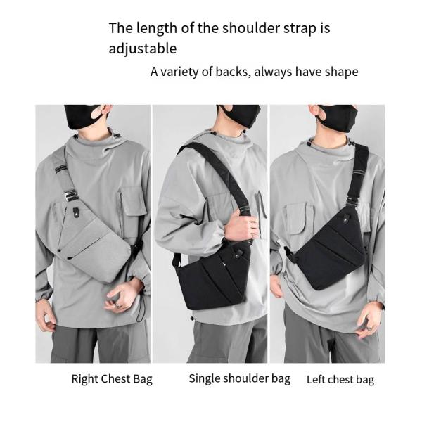Multi-functional Anti-theft Chest Sling Bag for Men Outdoor Casual Single Shoulder Bag