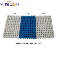 2Unidad de resorte de bolsillo para colchón de alambre de acero de alto carbono de.2 mm