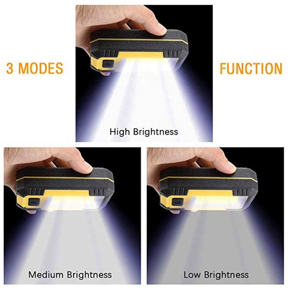 Factory Direct Sale LED Outdoor Camping Light USB Charging with Magnet Access Light COB Working Lights