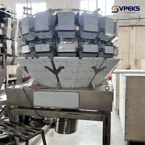Multi-Head Combination Weighing Machine For Packaging 10 Head Weighing Granule Packing Machine