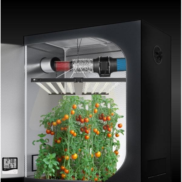 Оксфордская ткань водонепроницаемая 600d Mylar Grow Tent полный комплект 240x240x200см