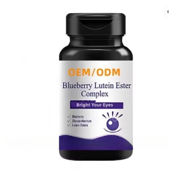 Customized OEM Blueberry Lutein zeaxanthin Esters capsule  Relieve Eye Fatigue Lutein capsule