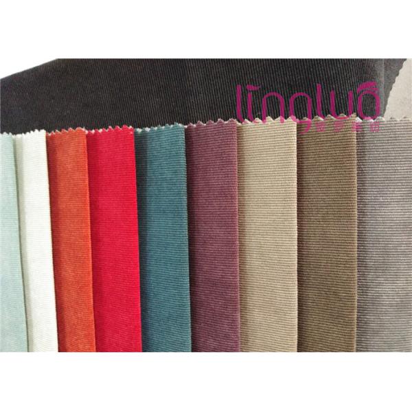 Striped вертикальные сморщивают ткань белья SGS сопротивления имитационную