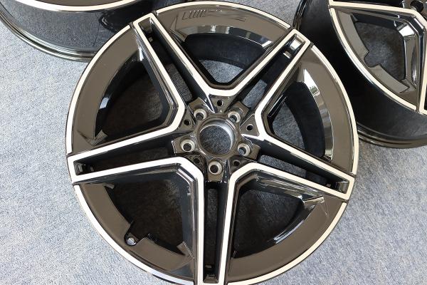 Forging Black AMG 66.6 Hole  5x112 20 Inch Wheels 5 Double Spoke