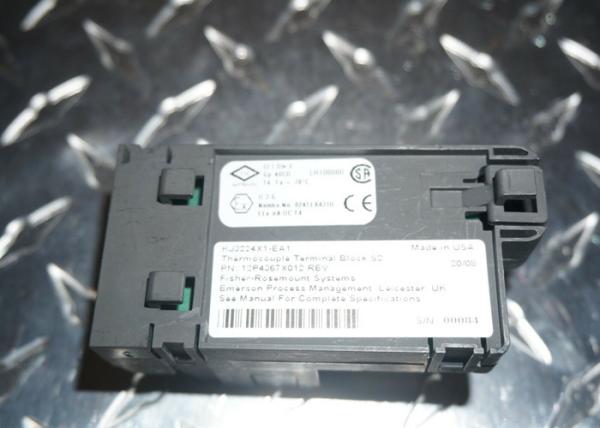 Power Supply Emerson DeltaV Terminal Block KJ3224X1-EA1 12P4367X012 Redundant Module