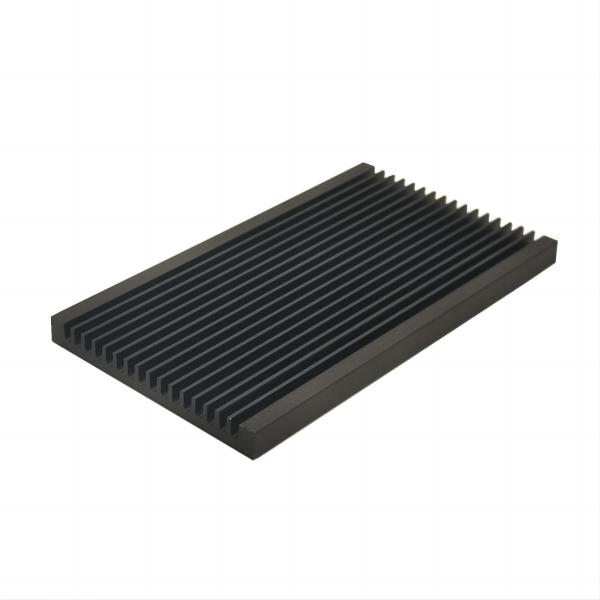High Precision Aluminium Extrusion Profile Heat Sink Extruder Line 6060 ISO 9000