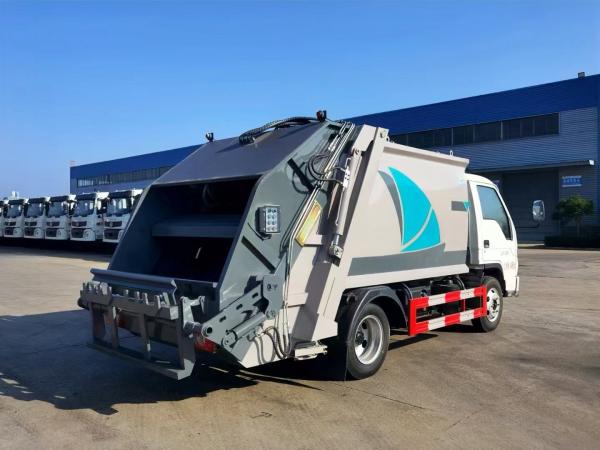 Foton Small Card Star 4 square Compression Garbage Truck for Garbage Cleaning and Transfer Gross Vehicle Weight 18000