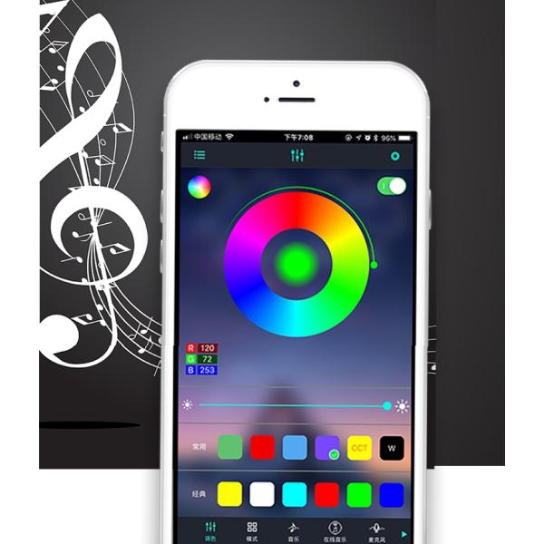 Waterproof 5050 Car Headlight Led Tube Strip / Led Tail Lights Strips  45cm 60cm