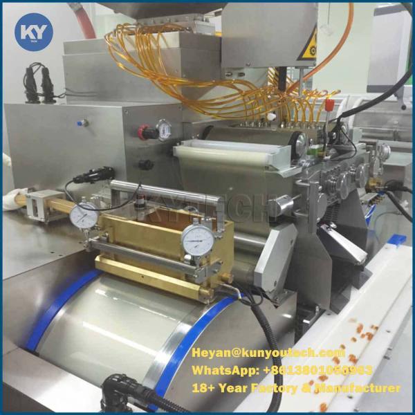 Vegan Gel Softgel Encapsulation Machine On Hydroxypropyl Starch Material Oil Paste Filling