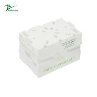 Corruone Polípropileno plegable impermeable de plástico corrugado Frutas y verduras Espargos / jengibre / taro / okra Caja de embalaje