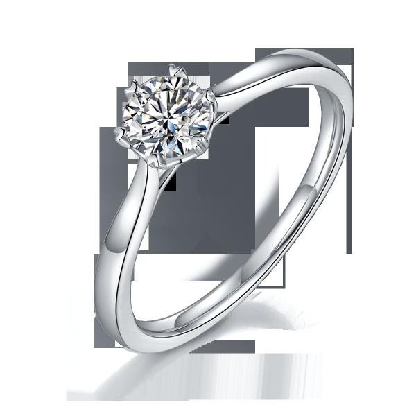 0.5ct  Shape Hexgonal  Lab Diamond Jewelry With Silver Women Ring