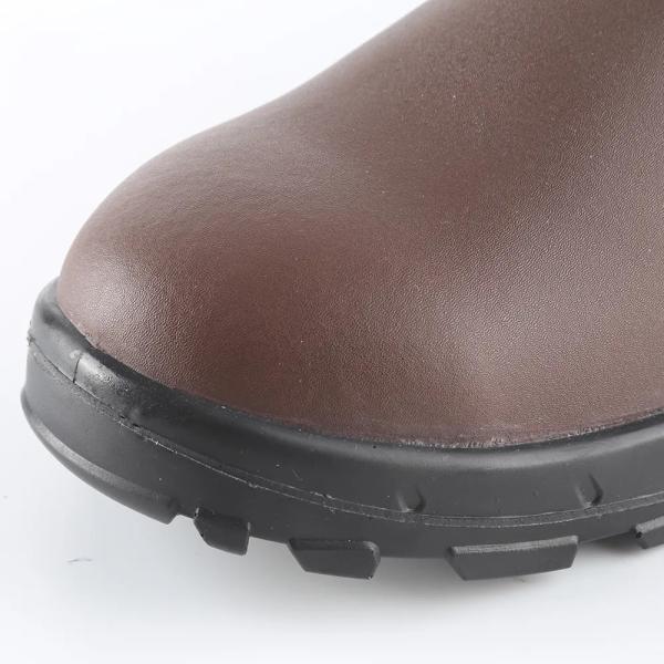 Smooth Leather Chelsea Safety Shoes S3 Waterproof Slip Resistant Steel Toe Boots