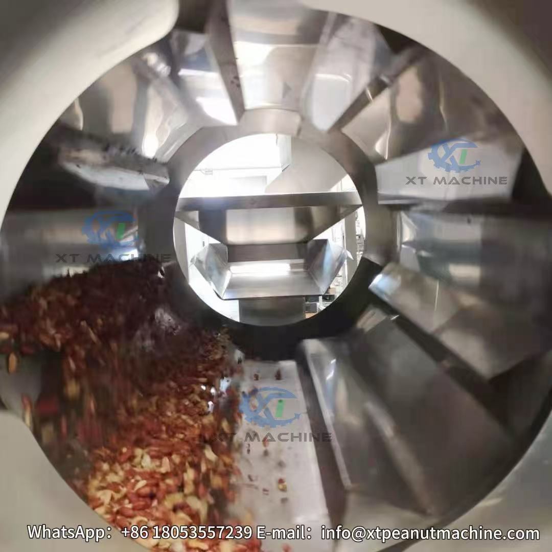 Industrial High‑Speed Dough‑Coated Peanut Burger Forming Machine PLC Controlled Puffed Nut Snack Making Equipment
