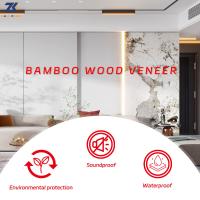 Panneaux de mur en bois de placage en métal de bambou de panneau de fibres agglomérées imperméable et étanche à l'humidité de charbon de bois