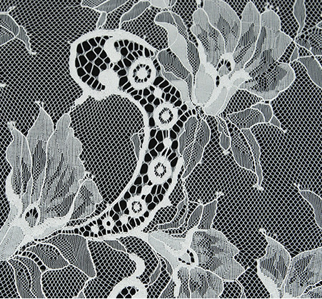 Green Environmental Protection  Eyelash Lace Fabric  for Wedding Dress