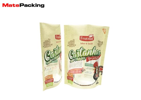Microwaveable Food Grade Retort Pouch Bag Transparent Oxygen Barrier For Vegetables