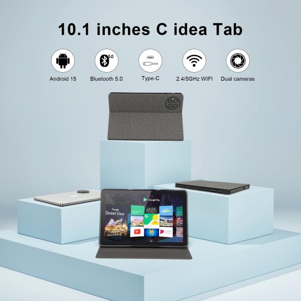 C アイデア 10.1 インチ SIM タブレット WIFI アンドロイド タブレット スタイラスペン CM8800プラス シルバー