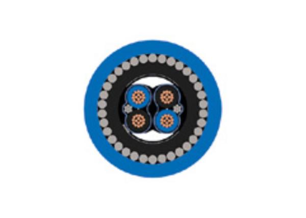 PE Insulation SWA Armoured Power Cable PVC Sheath Rated Voltage 300 / 500v