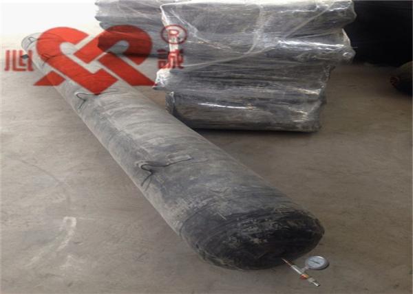 Marine Salvage Airbags preta, flutuabilidade alta da bolsa a ar de borracha pneumática