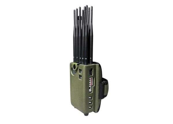 Do inibidor Handheld do sinal de 10 antenas tampa de nylon 4G 5G WIFI GPS AC110V