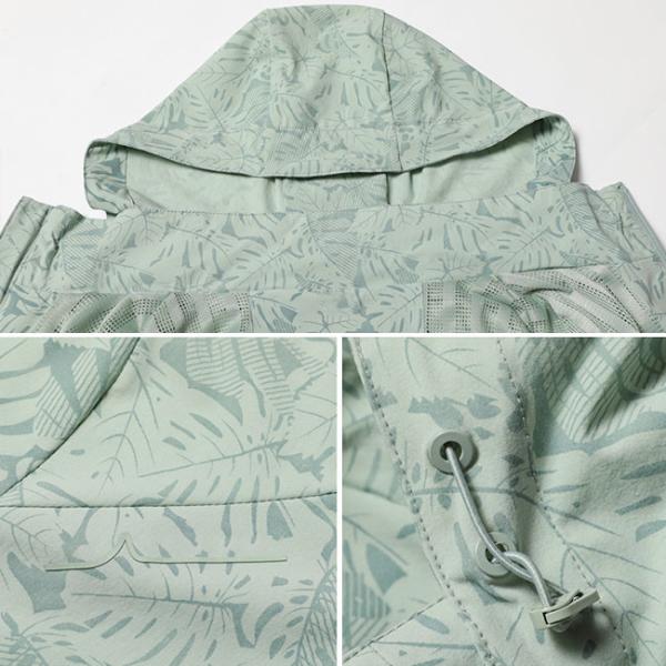 Jaquetas corta-vento com capuz e estampas leves de fábrica com logotipo personalizado do fabricante original