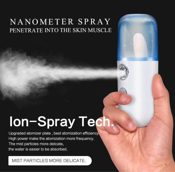 Recharable Shrink Pores Nano Facial Mister , Handy Nano Mist Spray 0.1KGS/ 0.15 KGS