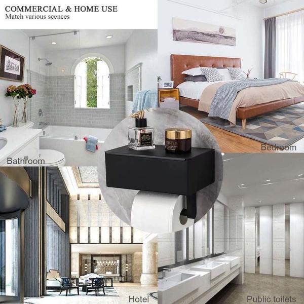 Polished Chrome Metal Stainless Steel Toilet Roll Dispenser For Bathroom Washroom Hotels