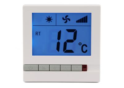Termostato da bobina do fã do condicionador de ar com controlo a distância, exposição de Digitas Lcd