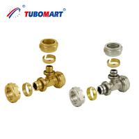 Pex Al Pex Lead-Free Polyethylene Cross Linked Compression Fittings For Easy Gas / Water System Installation