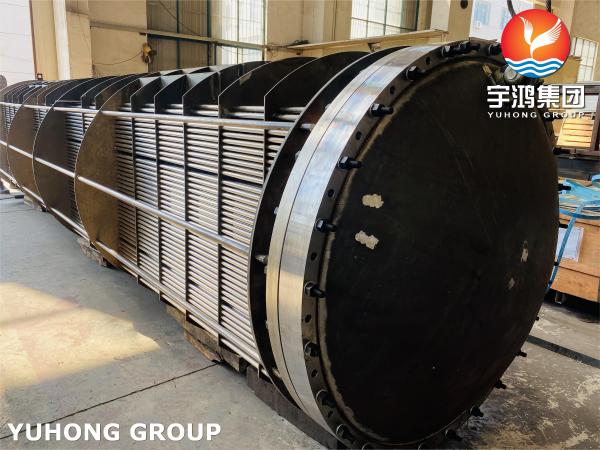 Desalination Brine Heater Condenser Tube Bundle SB111 C71500 Seamless Tubes Assembled