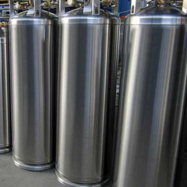 Liquid Argon Cryogenic Dewar Cylinder Oxygen , 175l Low Pressure Liquid Nitrogen Tank