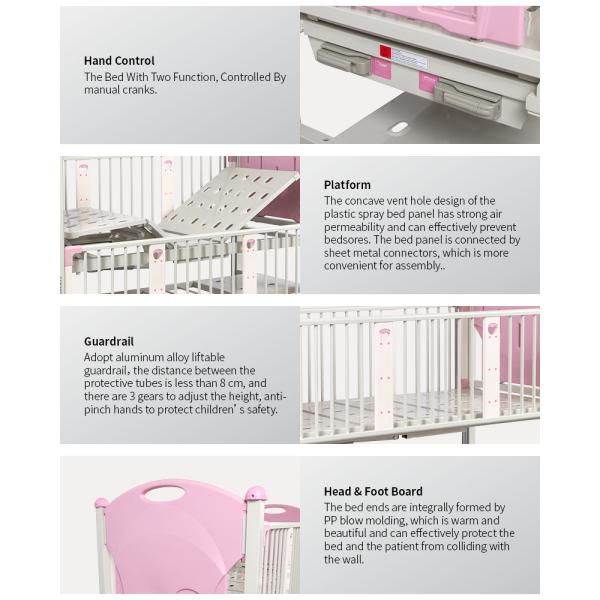 China Online Shopping Economic Metal Baby Kids Bed