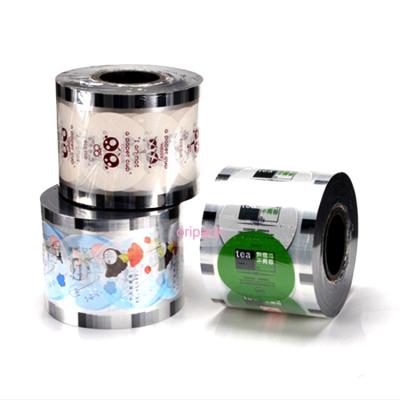 98mm 70 To 80micron Milk Tea Sealer Film Roll Paper Cup Custom Printed