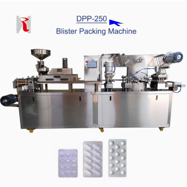 Steel High Speed Blister Packing Machine Tablets Capsule Pills Form Fill Seal Machine