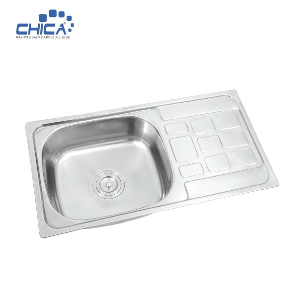 CH7540B Single Bowl Sink  Stainless Steel Kitchen Sink Press Kitchen Sink
