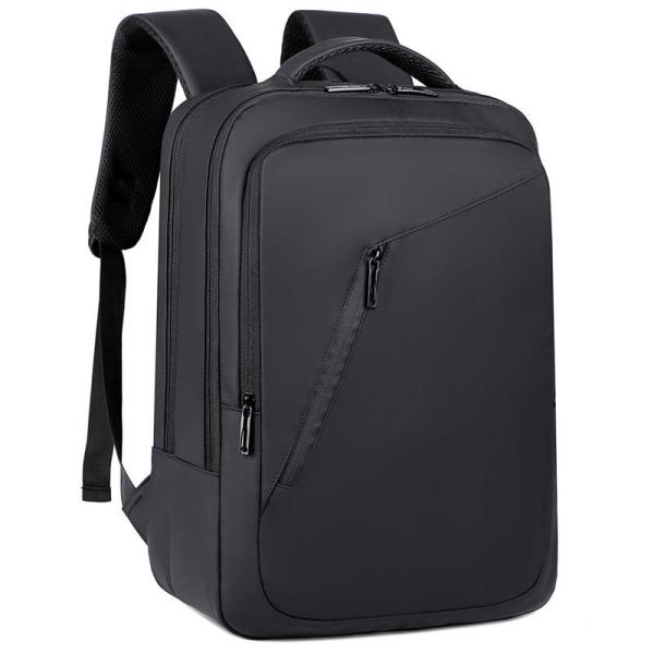 Black BSCI Business Laptop Backpack Fashion Computer Backpack Water Resistant ODM