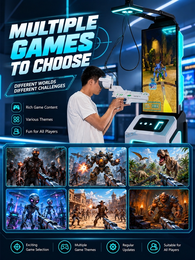 VR Kids Interactive Game Machine for Entertainment