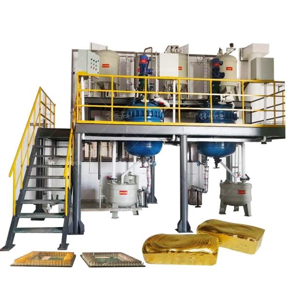 E Waste PCB Recycling Plant Precious Metal Refining Gold Recovery Machine