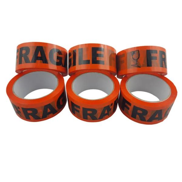 OPP Packaging Adhesive Cello Jumbo Roll Shipping Custom Logo Printed Clear Fragile Plastic Bopp Packing Tape