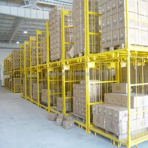 OEM ODM Metal Stacking Shelves High Capacity Fabric Roll Storage Stacking Rack