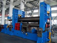 Máquina de rolamento hidráulica do CNC que dobra a máquina de rolamento de aço da placa do Cnc de 3 rolos automática