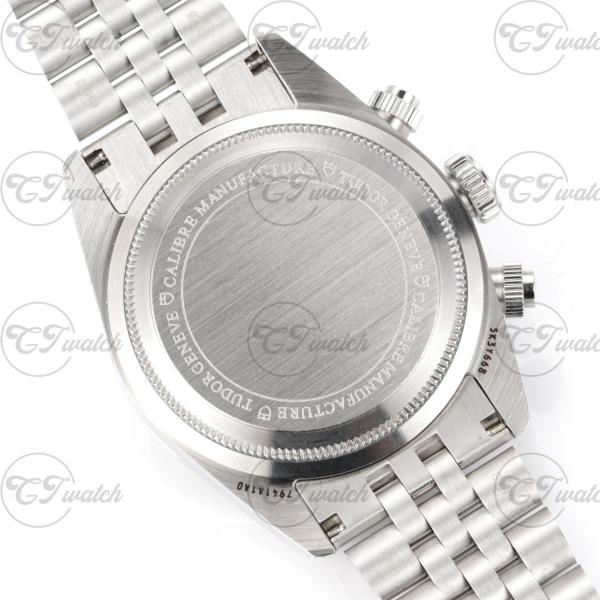Tudor Black Bay Chronograph 41mm Panda Dial Super Clone Watch Automatic Stainless Steel Jubilee Strap Sport Racing Style