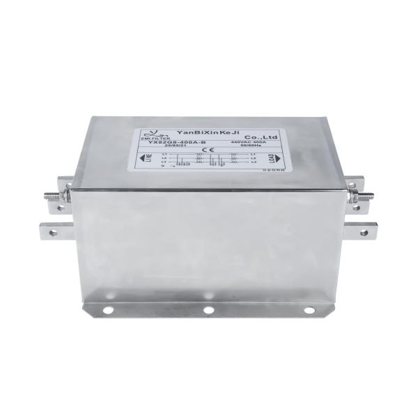 400A Большой ток Трехфазный EMI фильтр 250V/440V RFI Силовой фильтр для промышленной системы